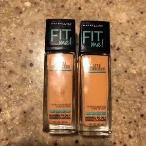 NIB 2-pack Maybelline FIT me in #322 Warm Honey